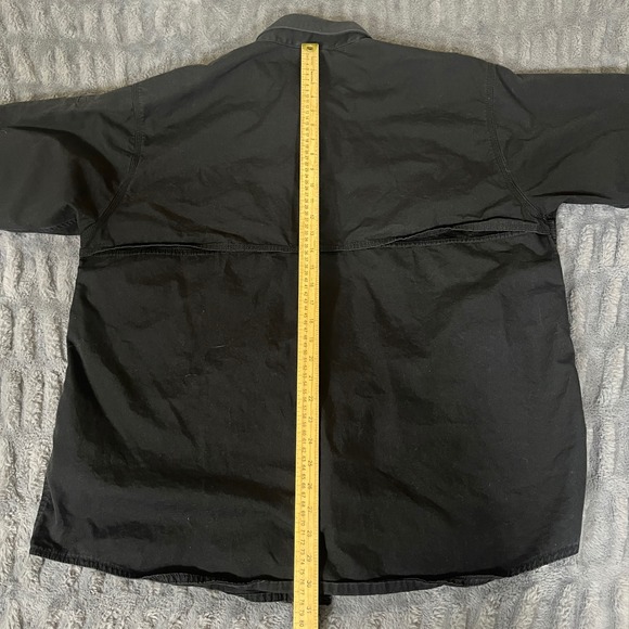 5.11 Tactical Mens Extra Large Black Short Sleeve Button Up Shirt Work Utility - Picture 7 of 8